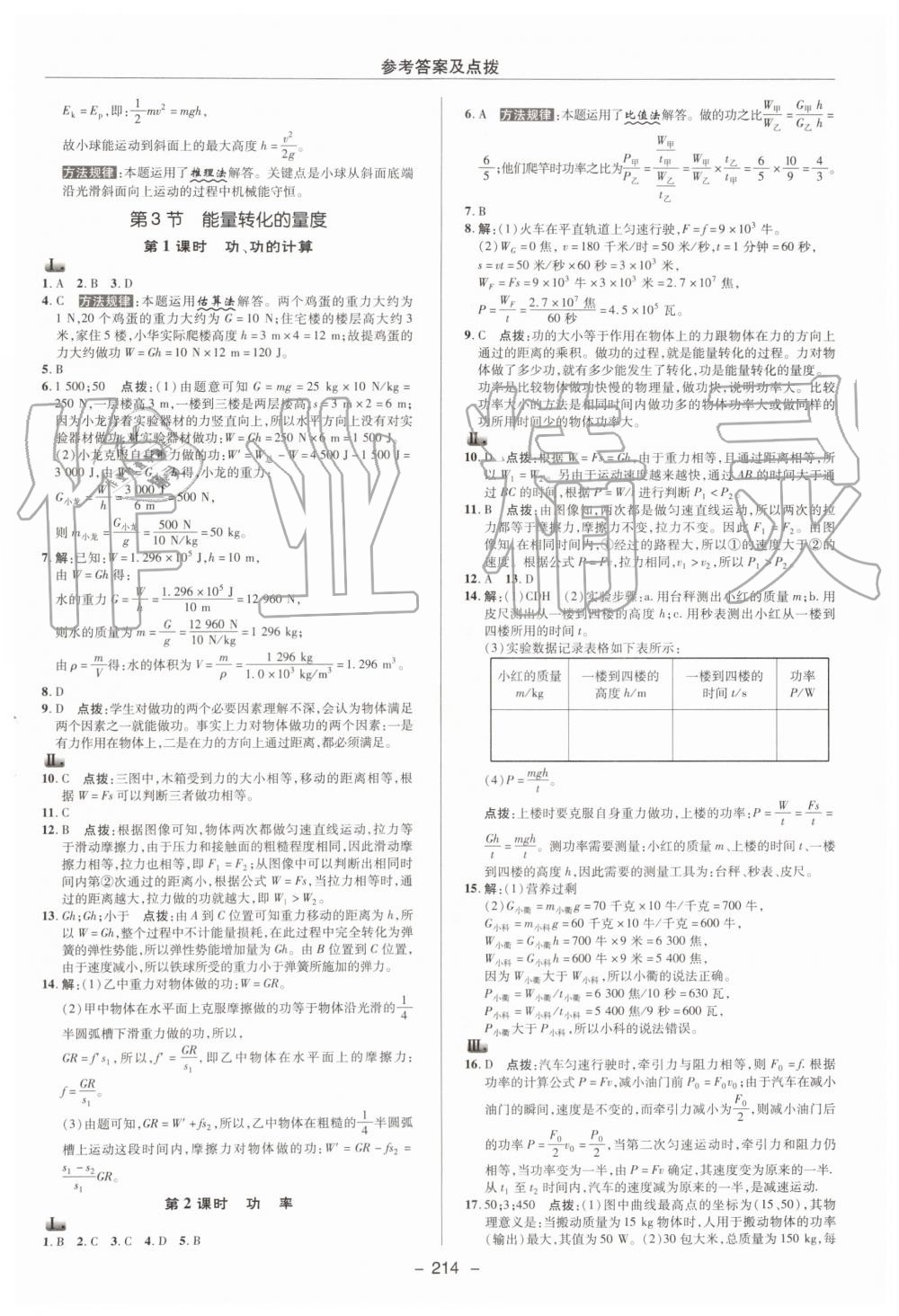 2019年綜合應(yīng)用創(chuàng)新題典中點(diǎn)九年級(jí)科學(xué)全一冊(cè)浙教版 第14頁(yè)