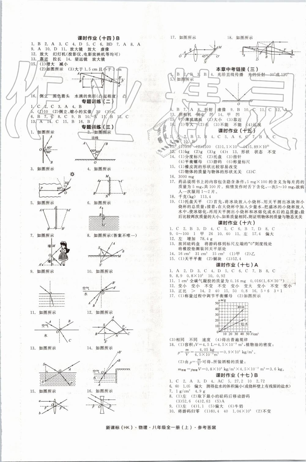 2019年全品學練考八年級物理全一冊上滬科版 第9頁