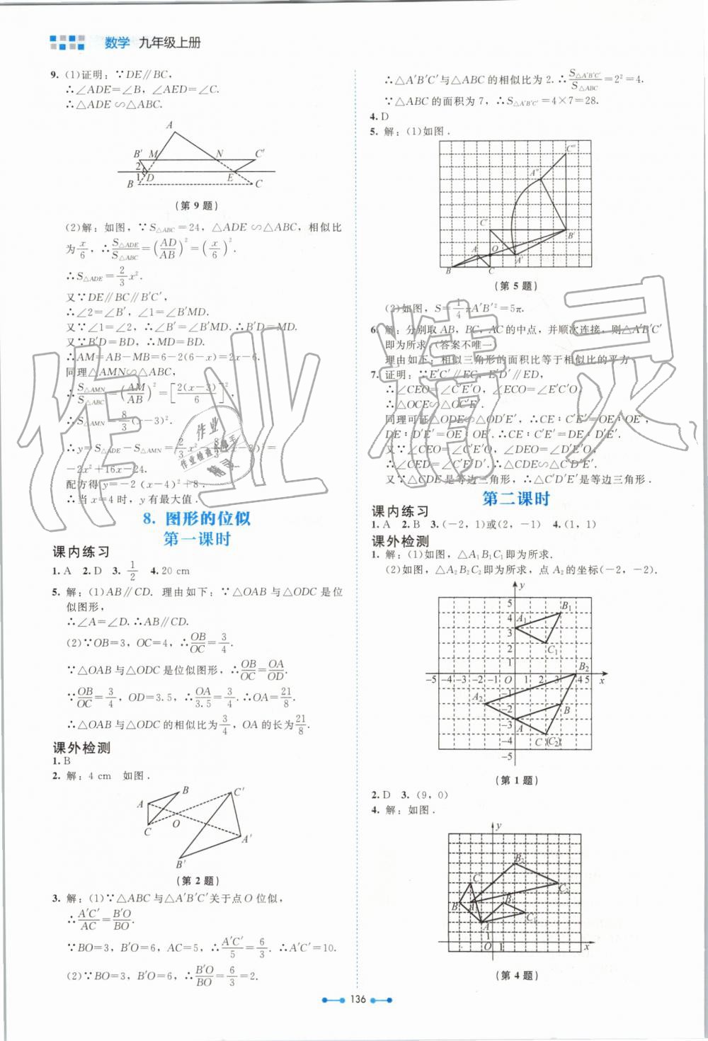 2019年伴你学九年级数学上册北师大版北京师范大学出版社 第20页