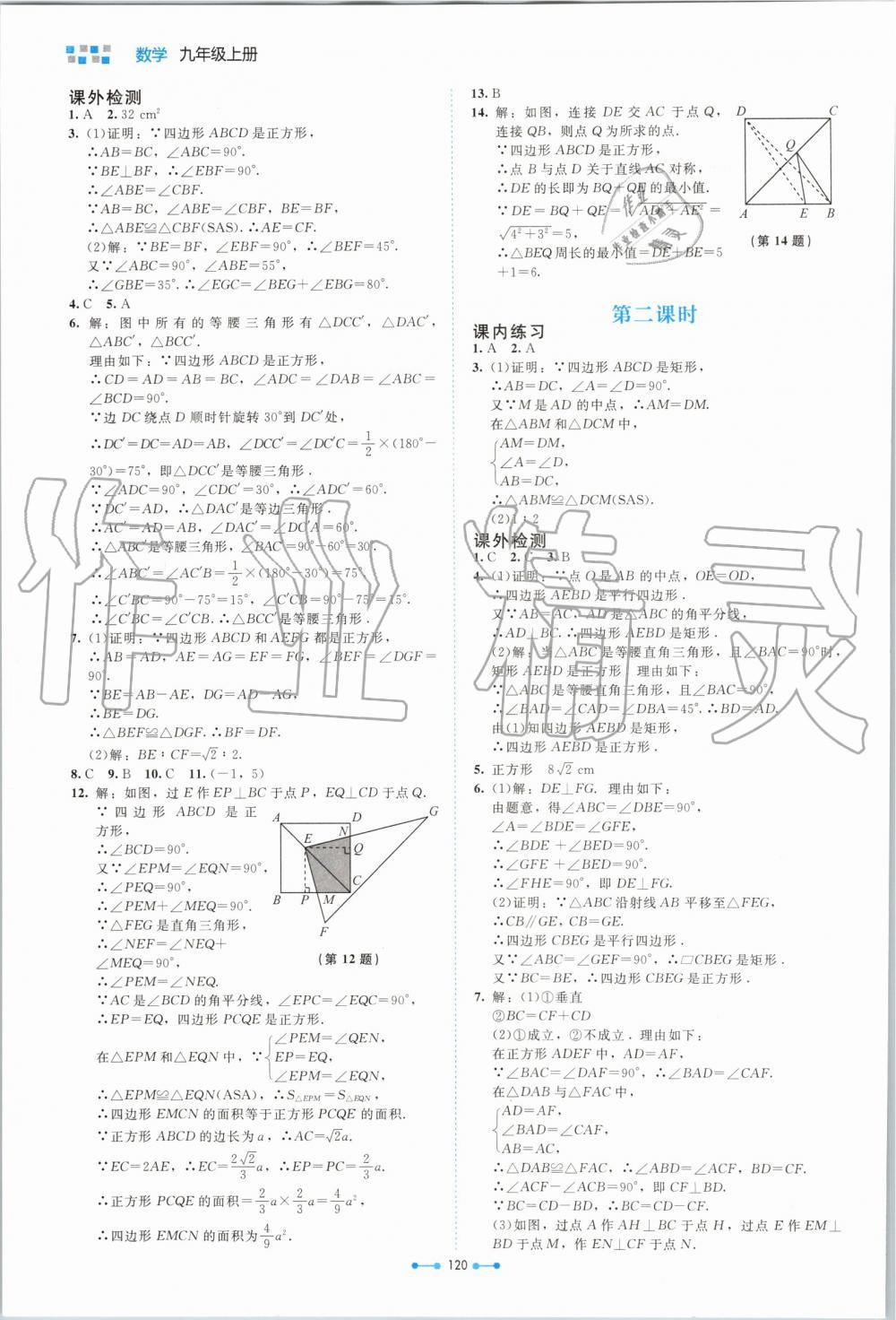 2019年伴你学九年级数学上册北师大版北京师范大学出版社 第4页