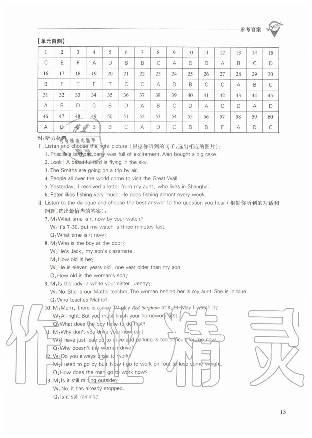 2019年新课程问题解决导学方案九年级英语上册上教版 第13页