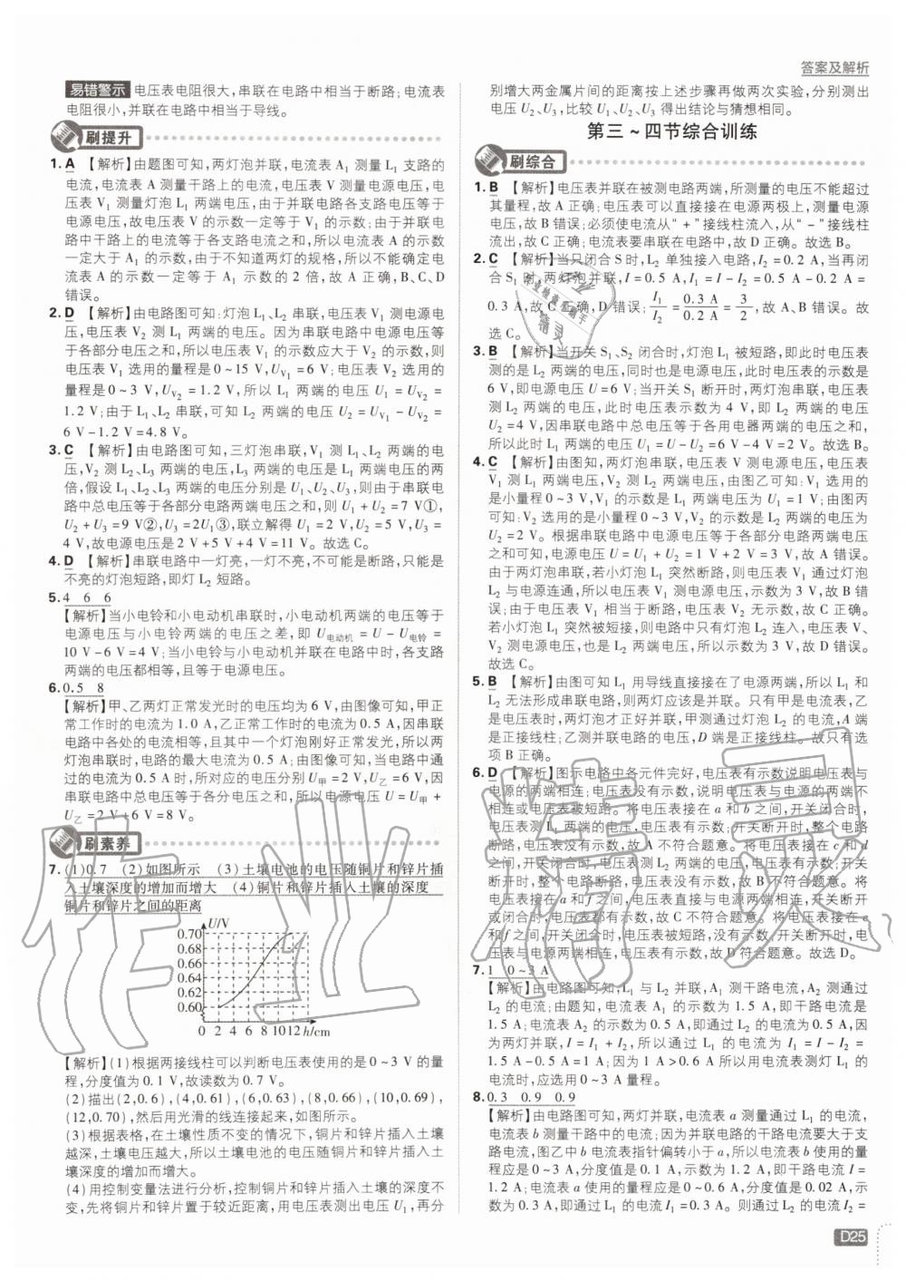 2019年初中必刷題九年級(jí)物理上冊(cè)蘇科版 第25頁