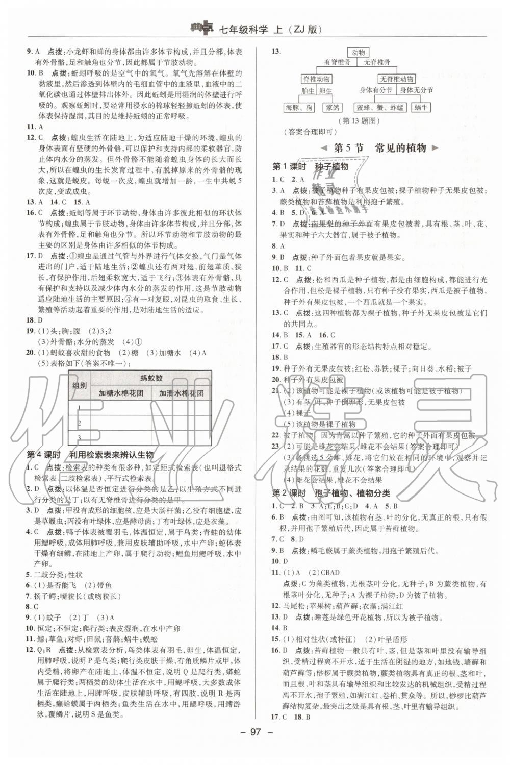 2019年綜合應(yīng)用創(chuàng)新題典中點七年級數(shù)學上冊浙教版 第11頁