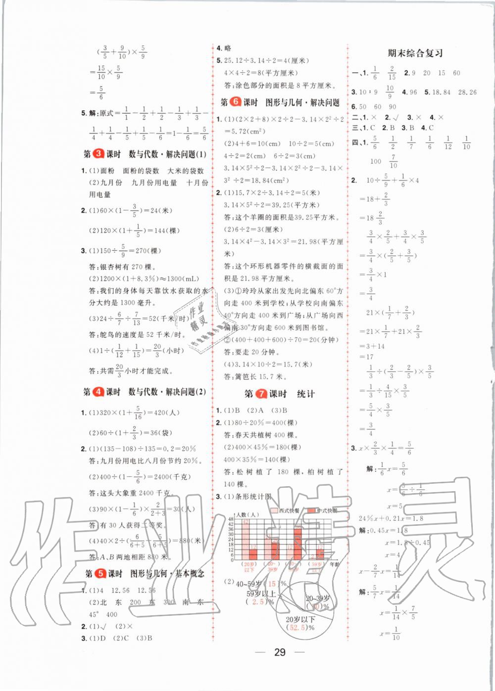 2019年核心素養(yǎng)天天練六年級數(shù)學上冊人教版 第13頁