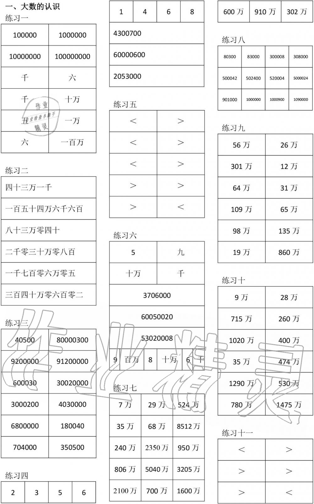 2019年數(shù)學(xué)口算每天一練四年級(jí)上冊(cè)人教版 第1頁