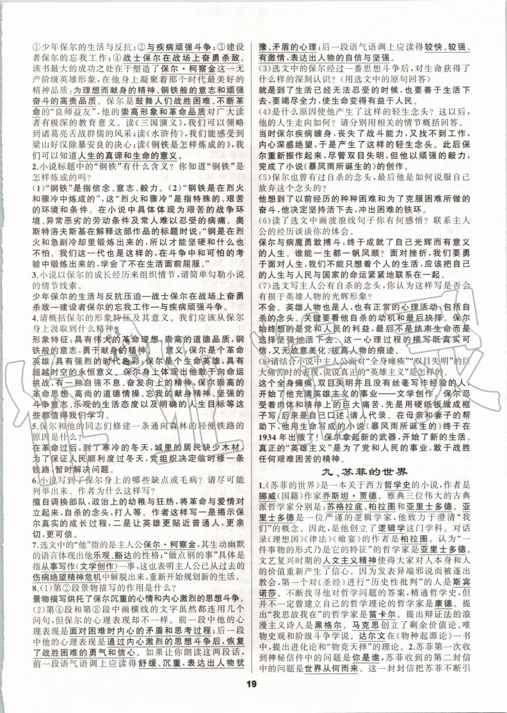2019年名著高高手八年級人教版 第19頁