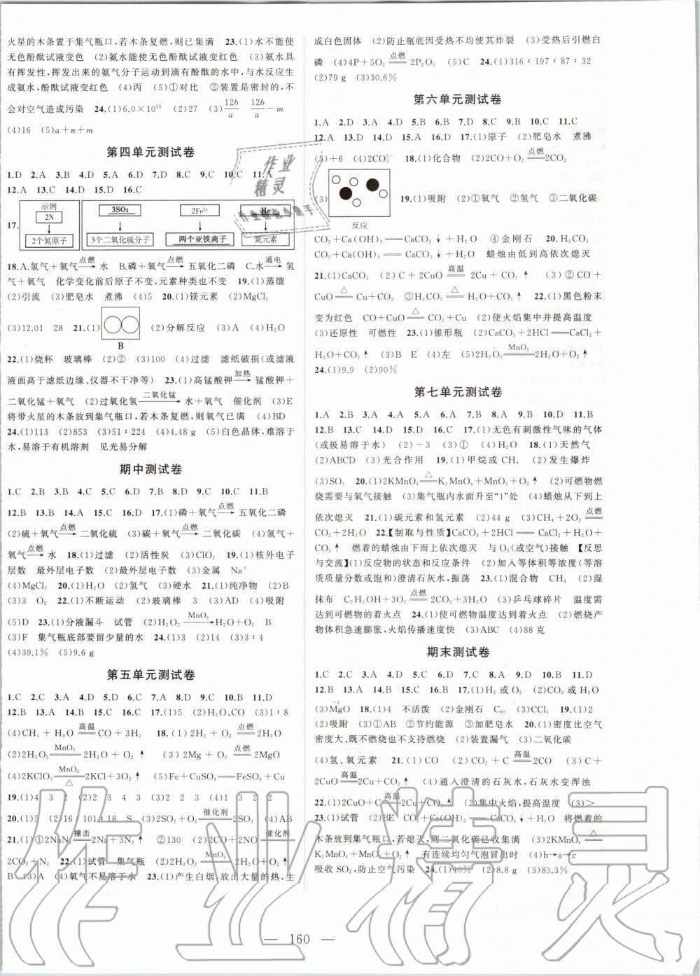 2019年名師課時計劃九年級化學上冊人教版 第8頁