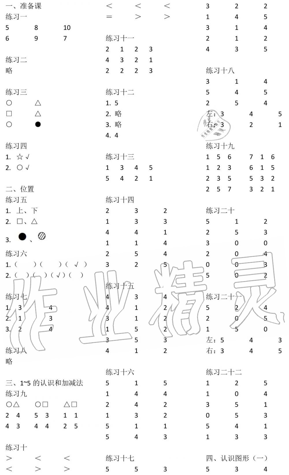 2019年數(shù)學(xué)口算每天一練一年級(jí)上冊(cè)人教版 第1頁(yè)