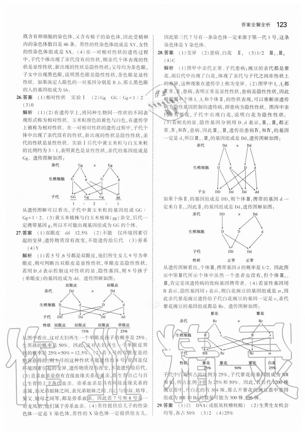 2019年5年中考3年模擬八年級生物上冊北京課改版北京專版 第29頁