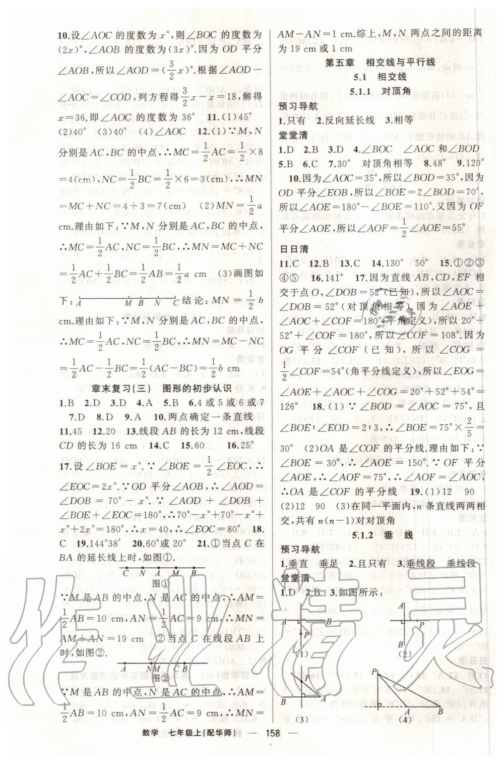 2019年四清導航七年級數(shù)學上冊華師大版 第11頁