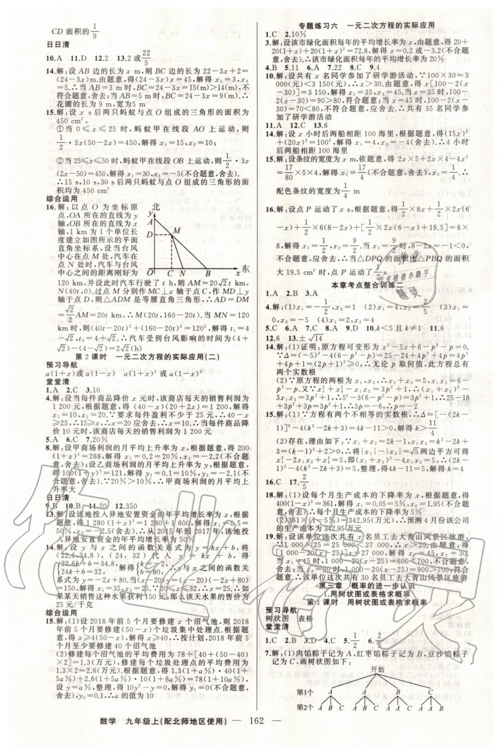 2019年四清导航九年级数学上册北师大版 第7页