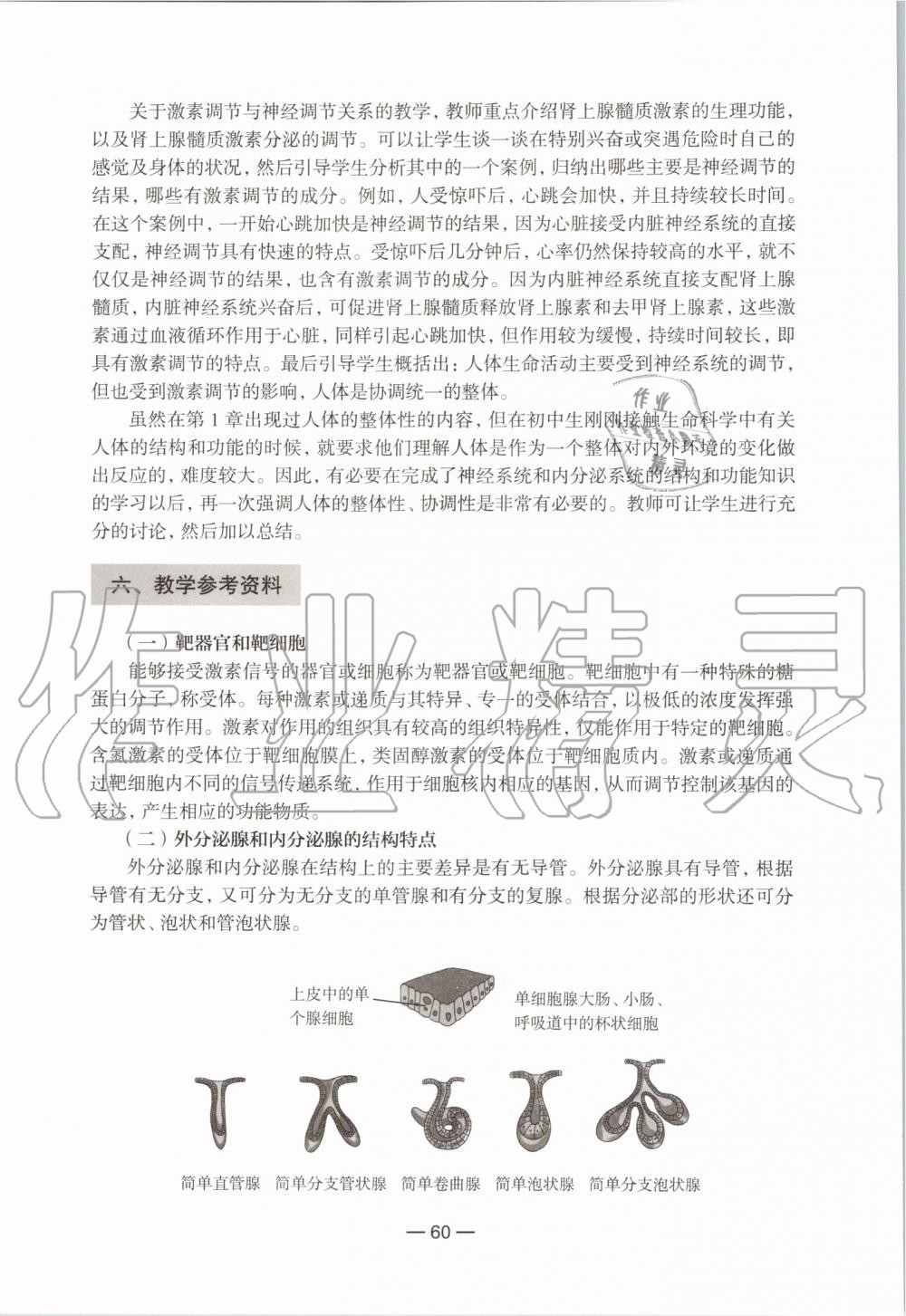 2019年生命科學(xué)練習(xí)部分初中第一冊(cè)滬教版 第54頁(yè)