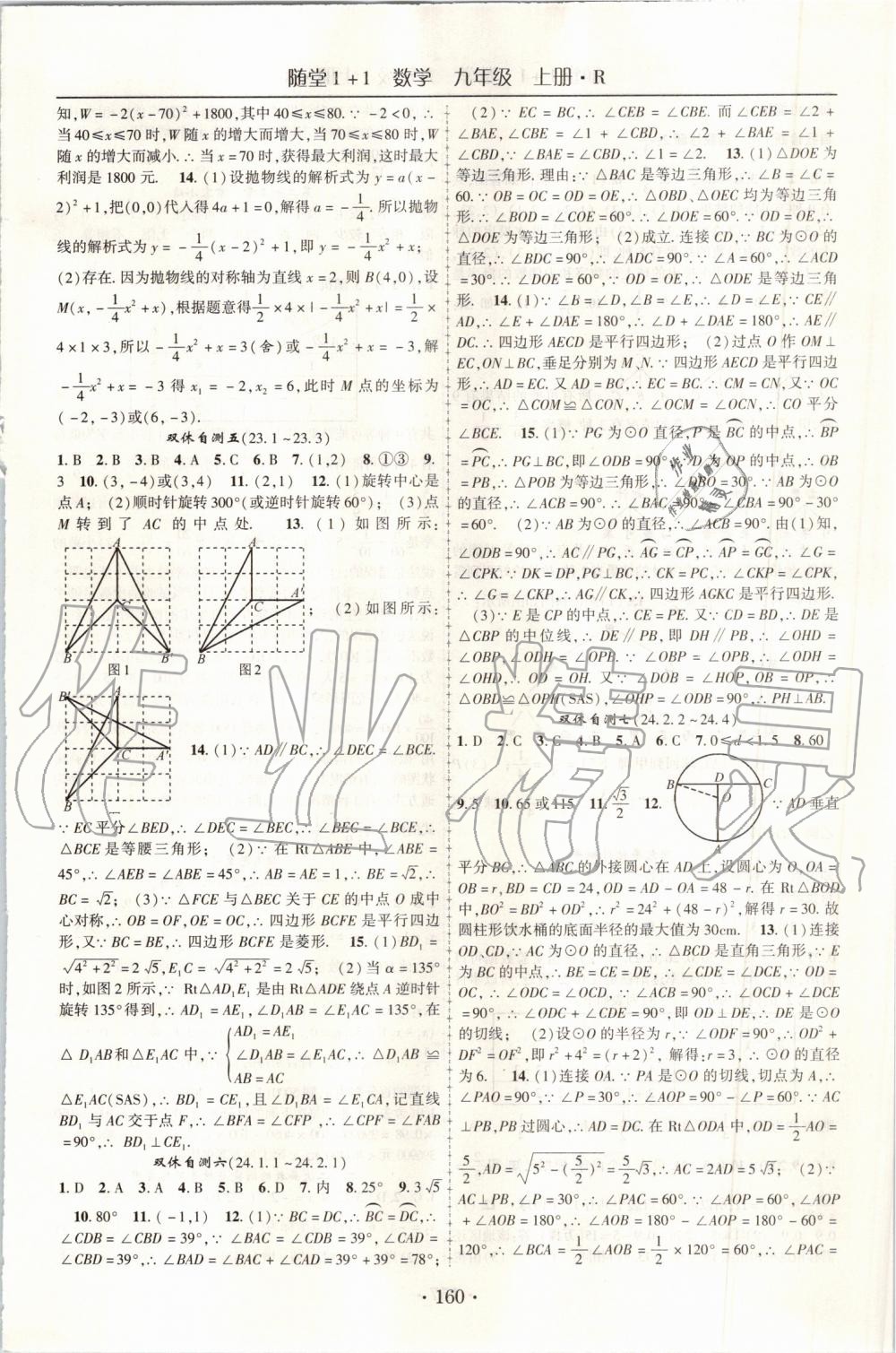 2019年隨堂1加1導(dǎo)練九年級(jí)數(shù)學(xué)上冊(cè)人教版 第16頁(yè)