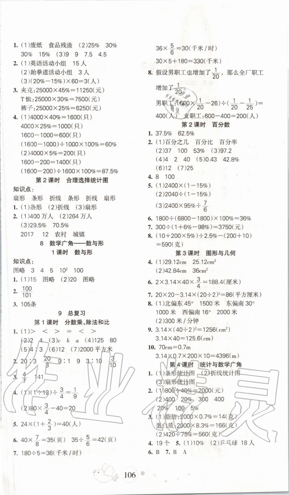 2019年整合集訓(xùn)天天練六年級(jí)數(shù)學(xué)上冊(cè)人教版 第6頁(yè)