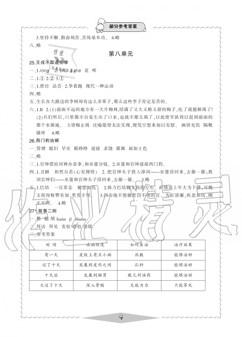 2019年新課標(biāo)學(xué)習(xí)方法指導(dǎo)叢書四年級(jí)語(yǔ)文上冊(cè)人教版 第9頁(yè)