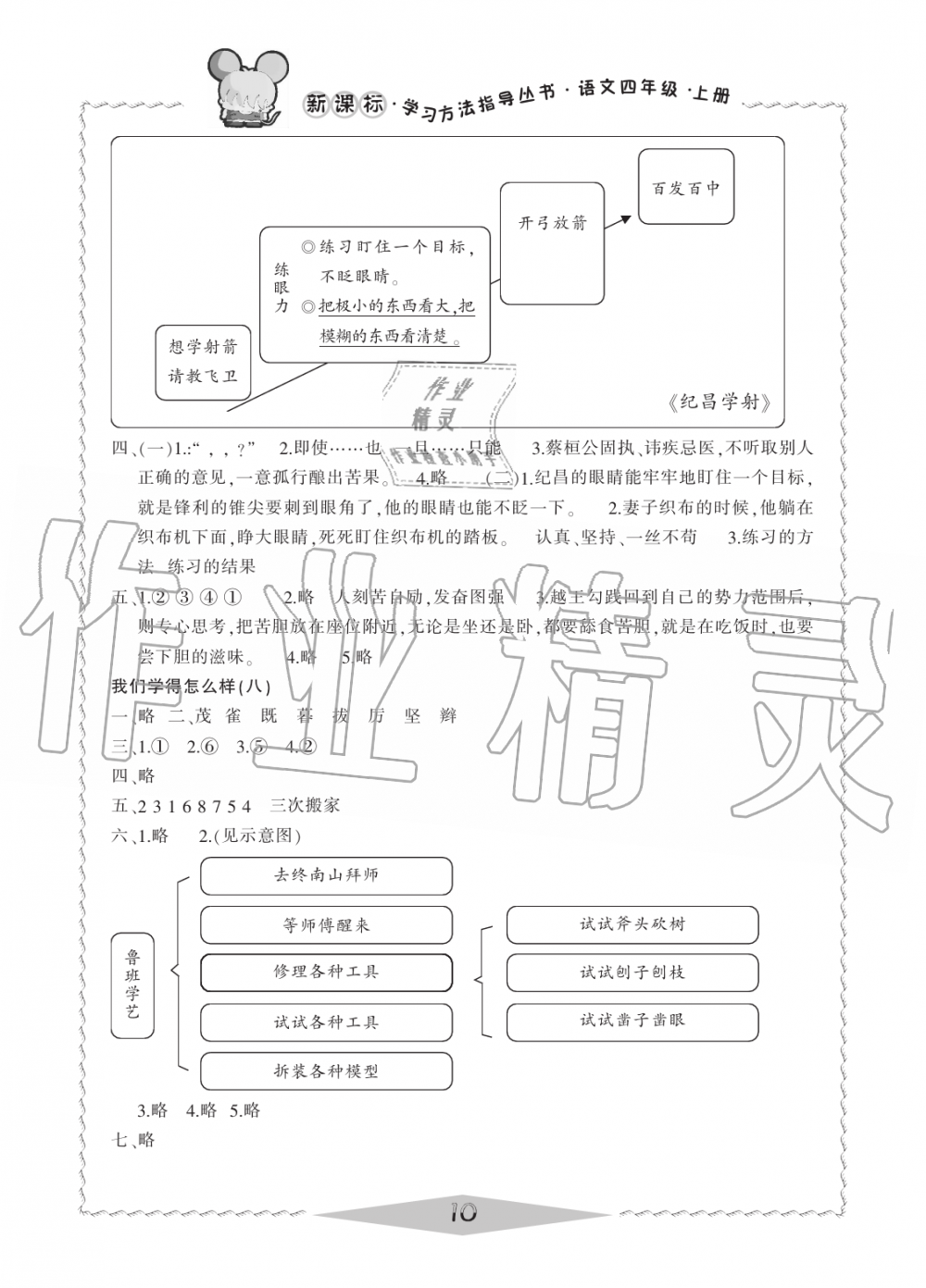 2019年新課標(biāo)學(xué)習(xí)方法指導(dǎo)叢書四年級(jí)語文上冊(cè)人教版 第10頁(yè)