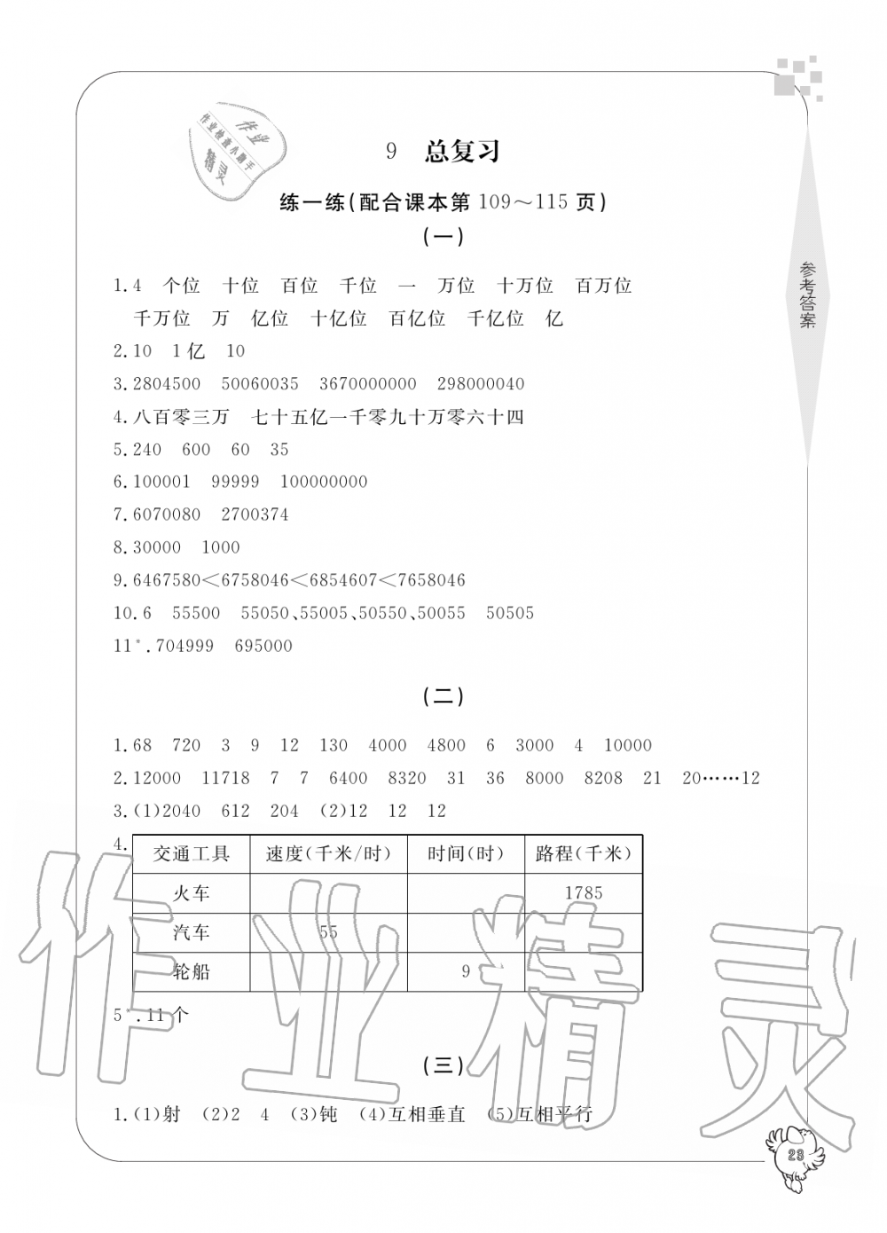 2019年新課標(biāo)學(xué)習(xí)方法指導(dǎo)叢書四年級數(shù)學(xué)上冊人教版 第23頁