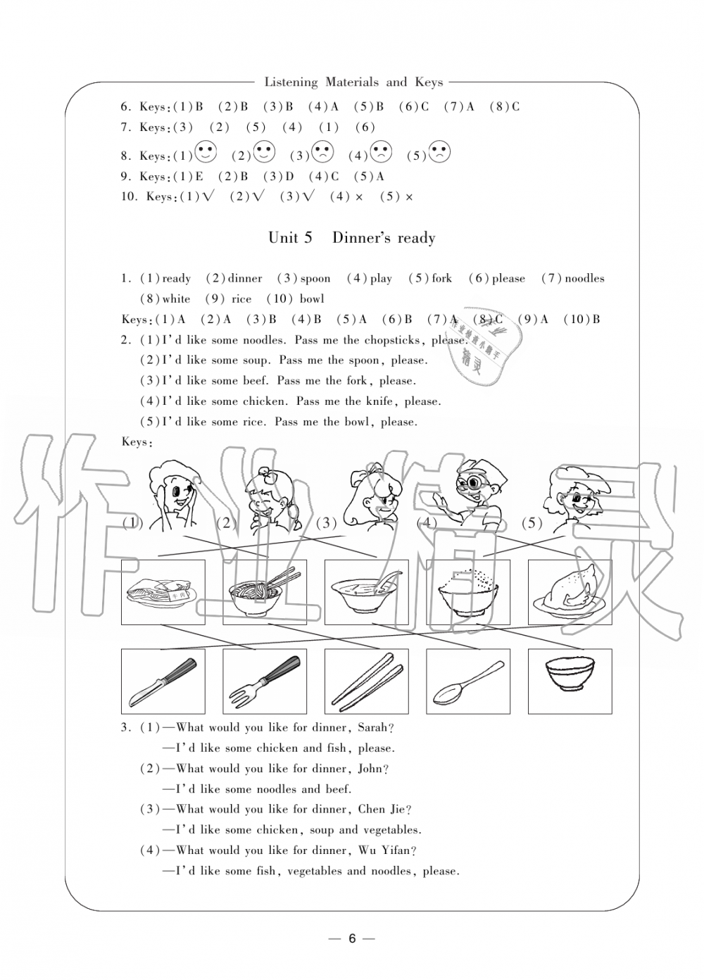 2019年新課標(biāo)學(xué)習(xí)方法指導(dǎo)叢書(shū)四年級(jí)英語(yǔ)上冊(cè)人教版 第6頁(yè)