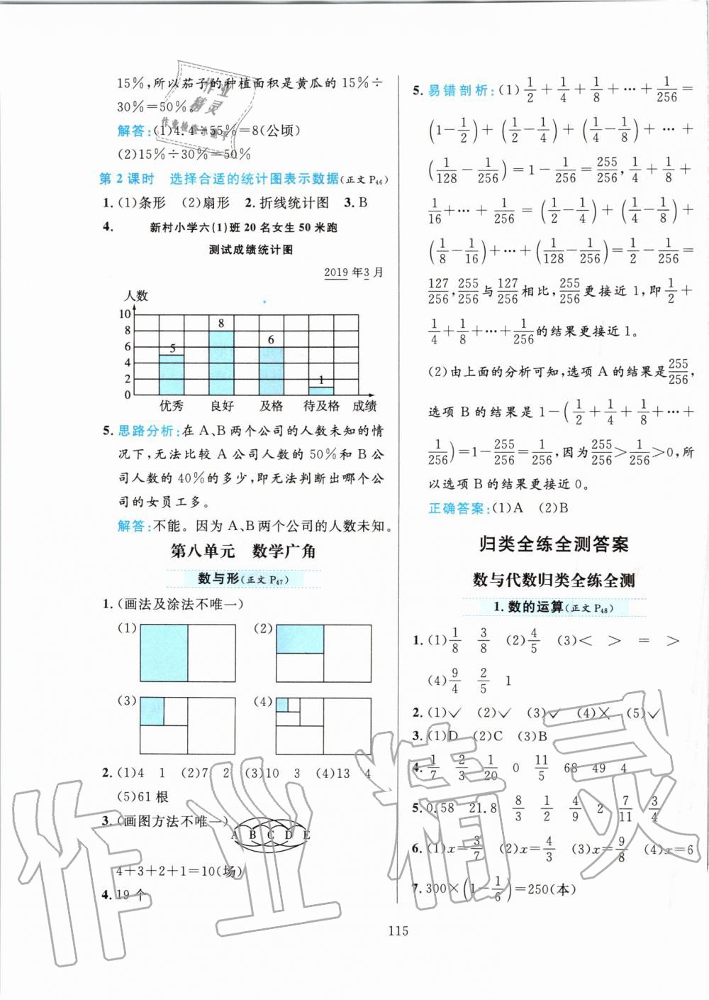 2019年小學教材全練六年級數(shù)學上冊人教版天津?qū)Ｓ?nbsp;第15頁