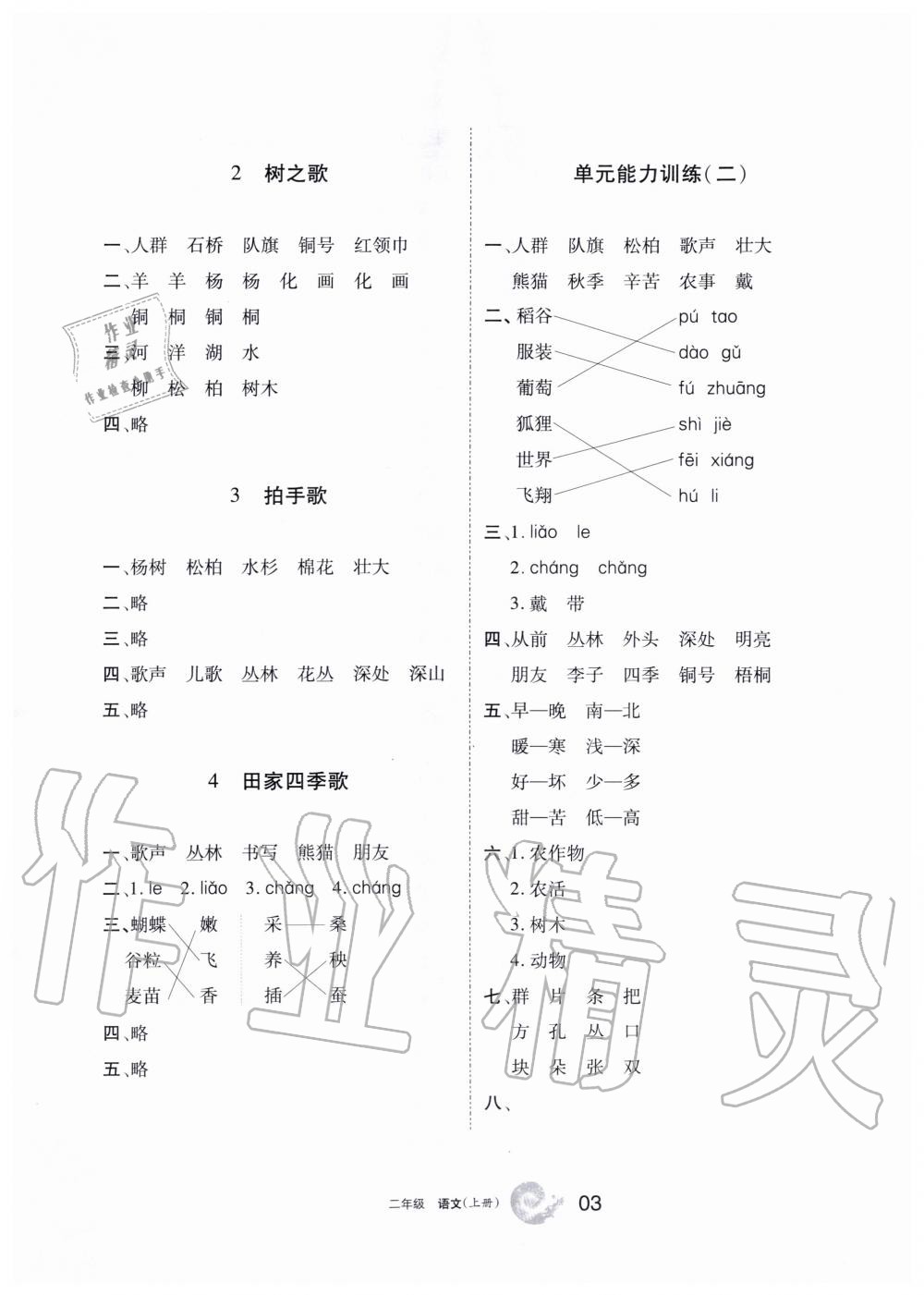 2019年學(xué)習(xí)之友二年級(jí)語(yǔ)文上冊(cè)人教版 第3頁(yè)