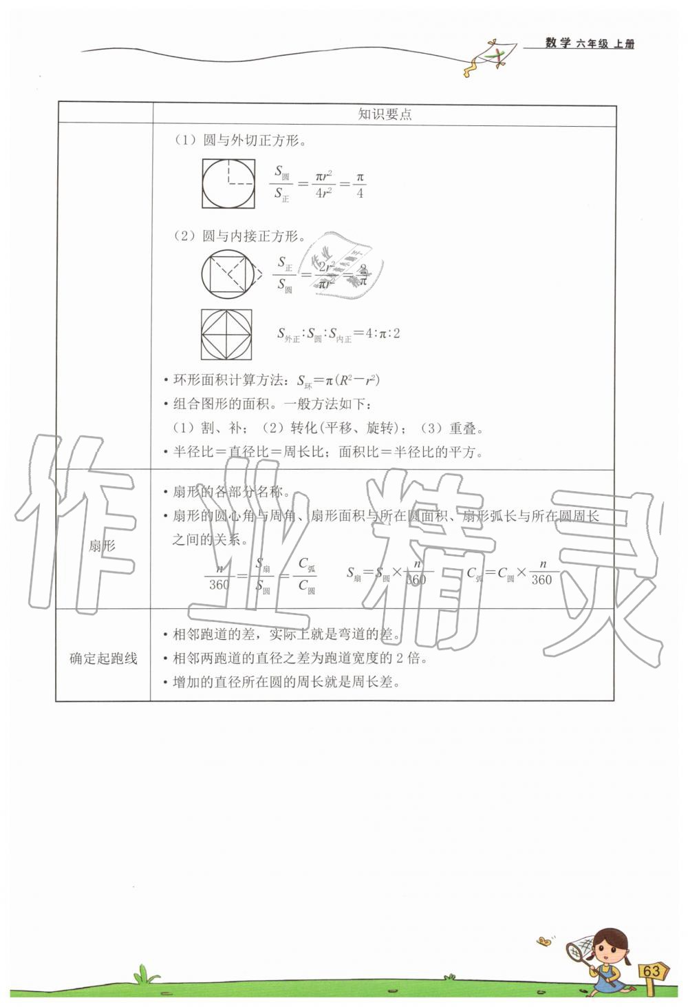 2019年雙全學業堂小學數學六年級上冊人教版 第63頁