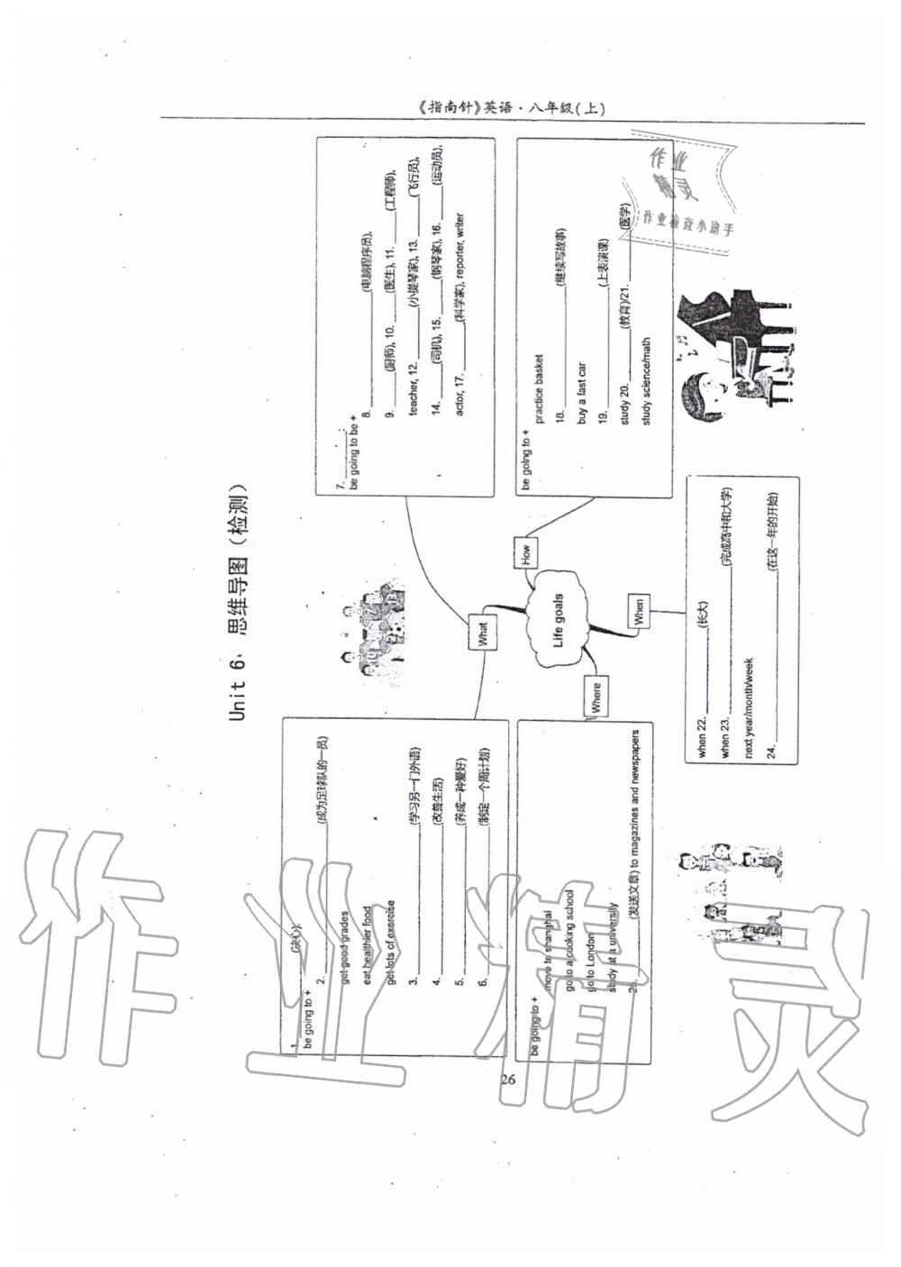 2019年指南针高分必备八年级英语上册人教版 第189页