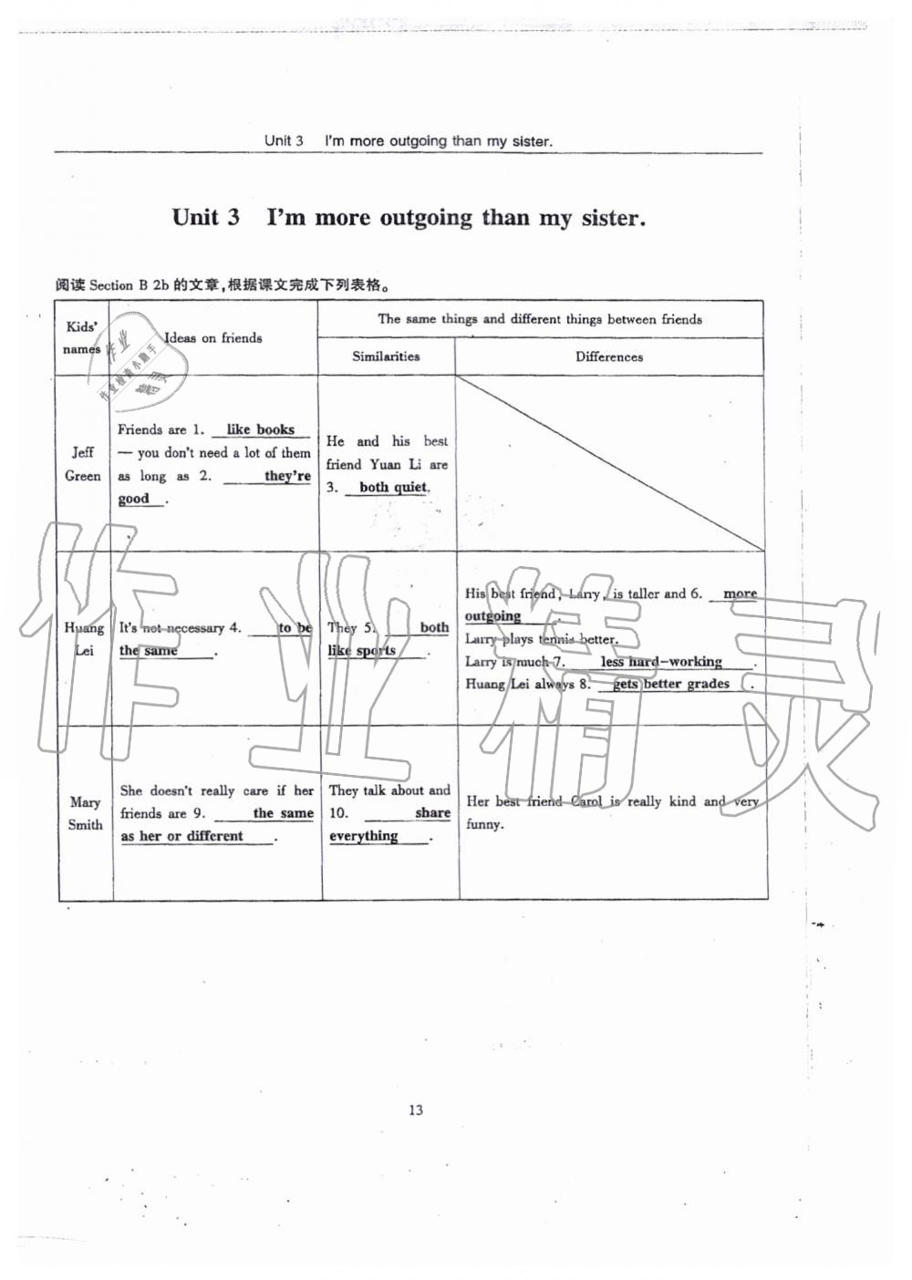 2019年指南針高分必備八年級(jí)英語上冊(cè)人教版 第176頁