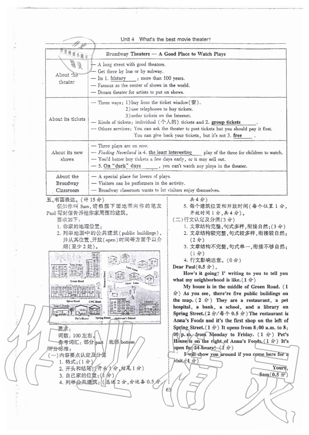 2019年指南針高分必備八年級(jí)英語(yǔ)上冊(cè)人教版 第63頁(yè)