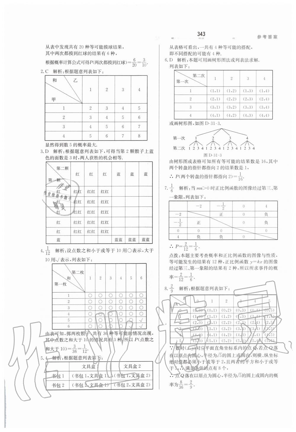 2019年輕輕松松學(xué)數(shù)學(xué)九年級上下冊合訂本冀教版 第99頁