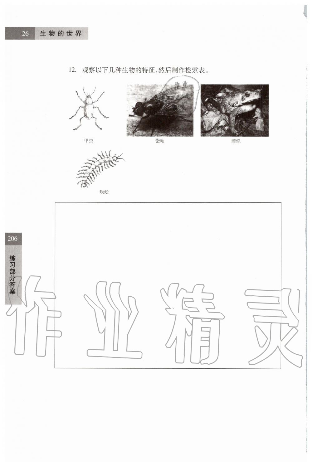 2019年科学练习部分六年级第一学期牛津上海版 第26页