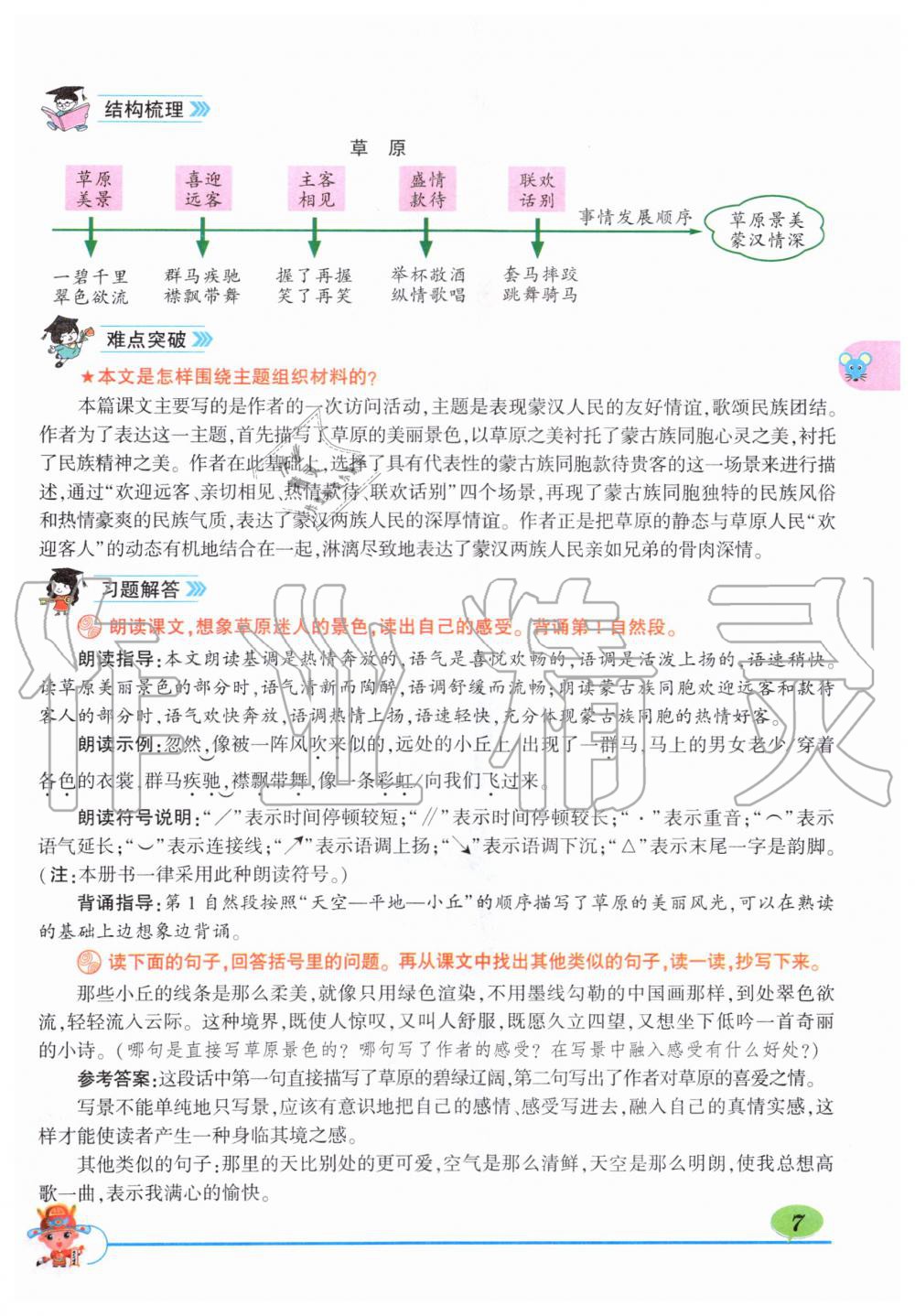 2019年状元成才路状元大课堂六年级语文上册人教版 第7页