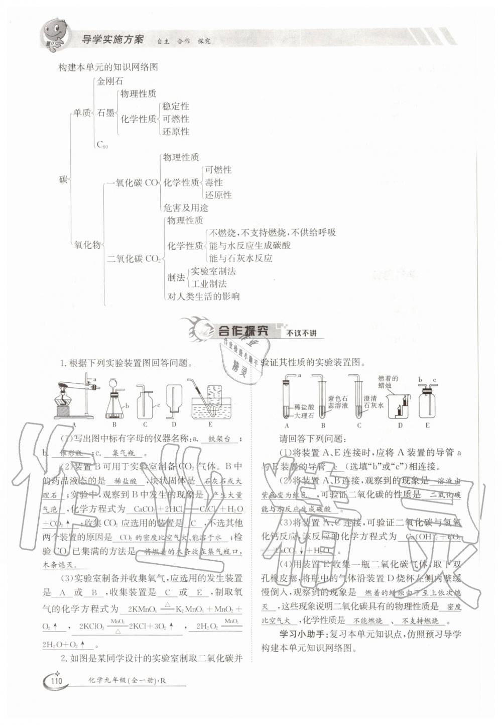 2019年金太陽導(dǎo)學(xué)測評(píng)九年級(jí)化學(xué)全一冊(cè)人教版 第110頁