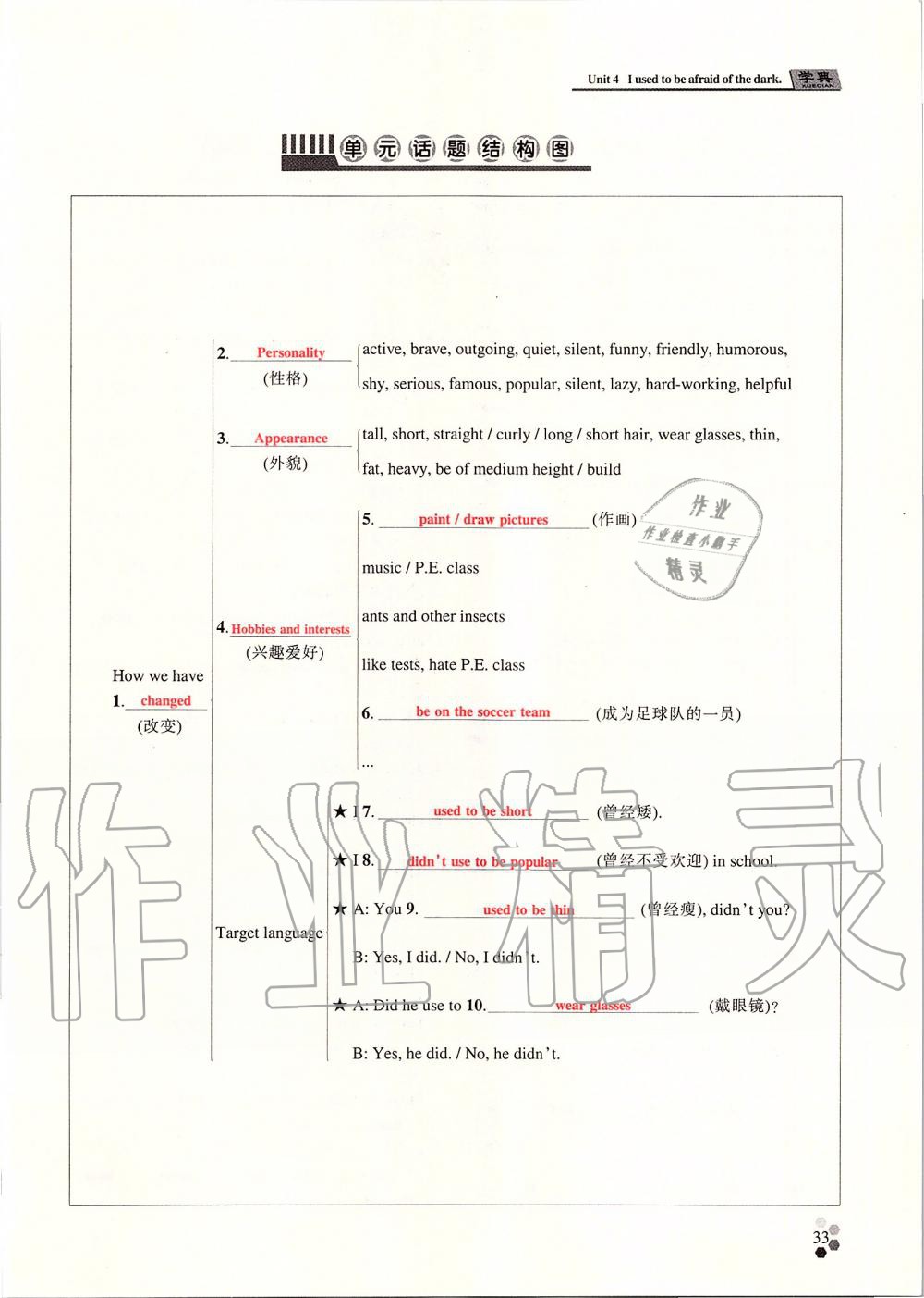 2019年學典課時精練九年級英語全一冊人教版北京時代華文書局 第32頁