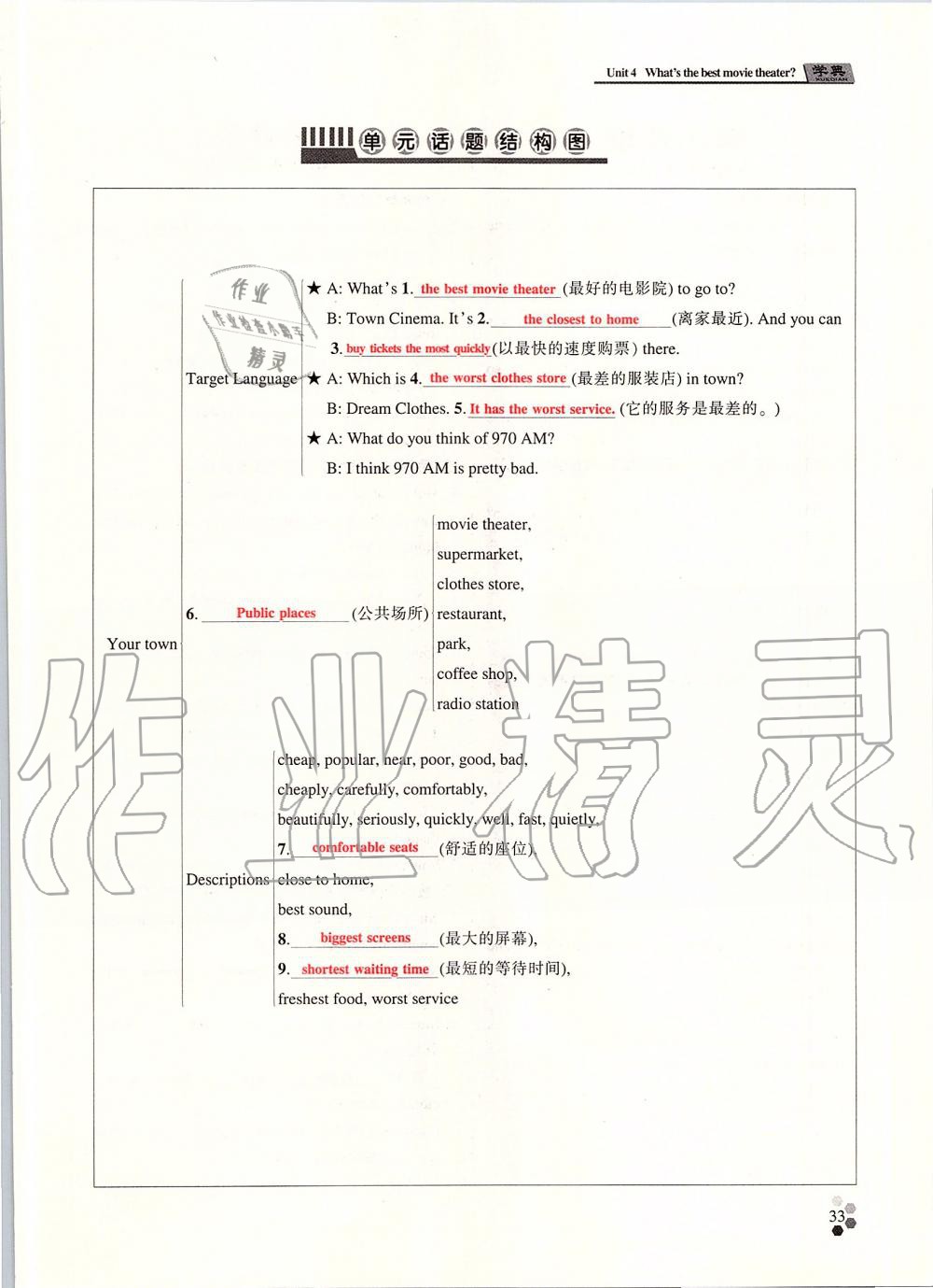 2019年學(xué)典課時(shí)精練八年級(jí)英語(yǔ)上冊(cè)人教版北京時(shí)代華文書(shū)局 第32頁(yè)