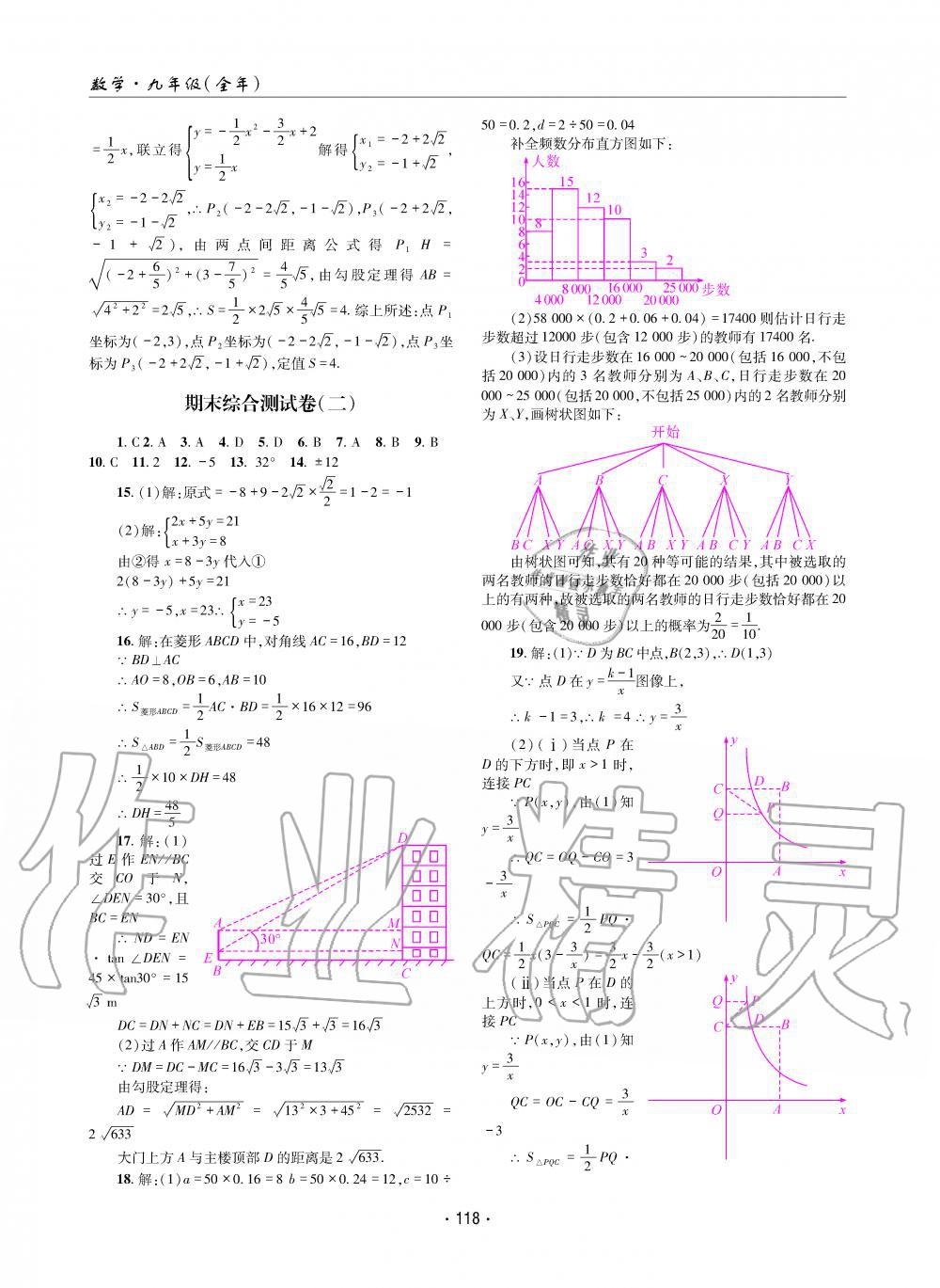 2019年理科爱好者九年级数学全一册北师大版第11期 第117页