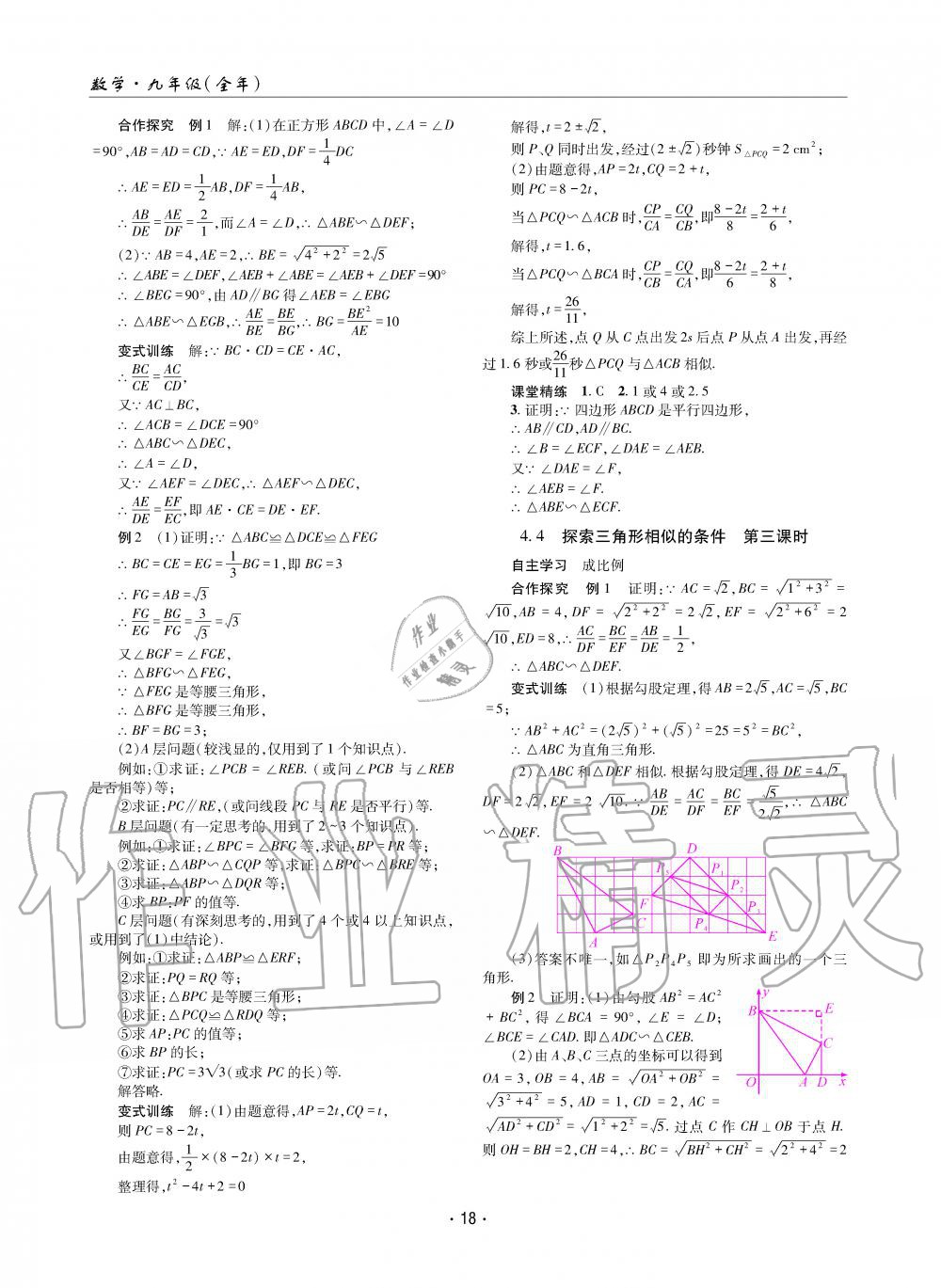 2019年理科爱好者九年级数学全一册北师大版第11期 第17页