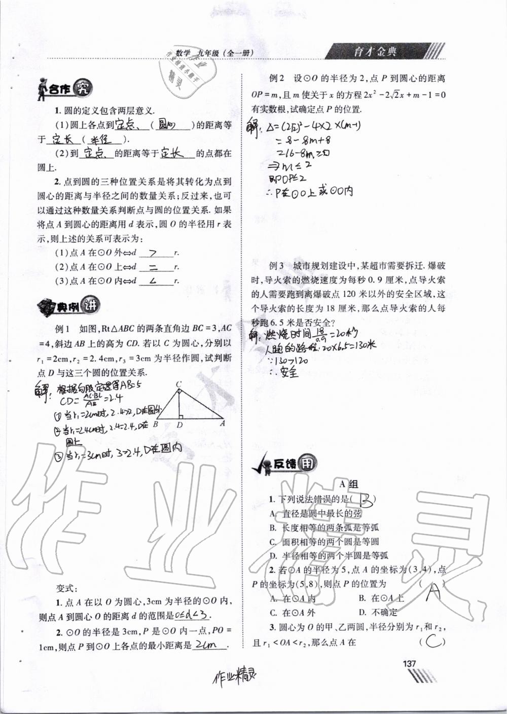 2019年育才金典九年級(jí)數(shù)學(xué)全一冊(cè)北師大版 第130頁(yè)