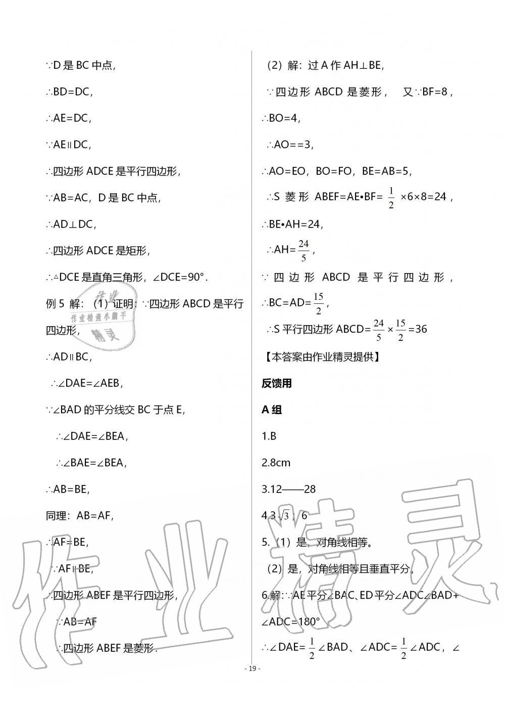 2019年育才金典九年級數(shù)學(xué)全一冊北師大版 第19頁