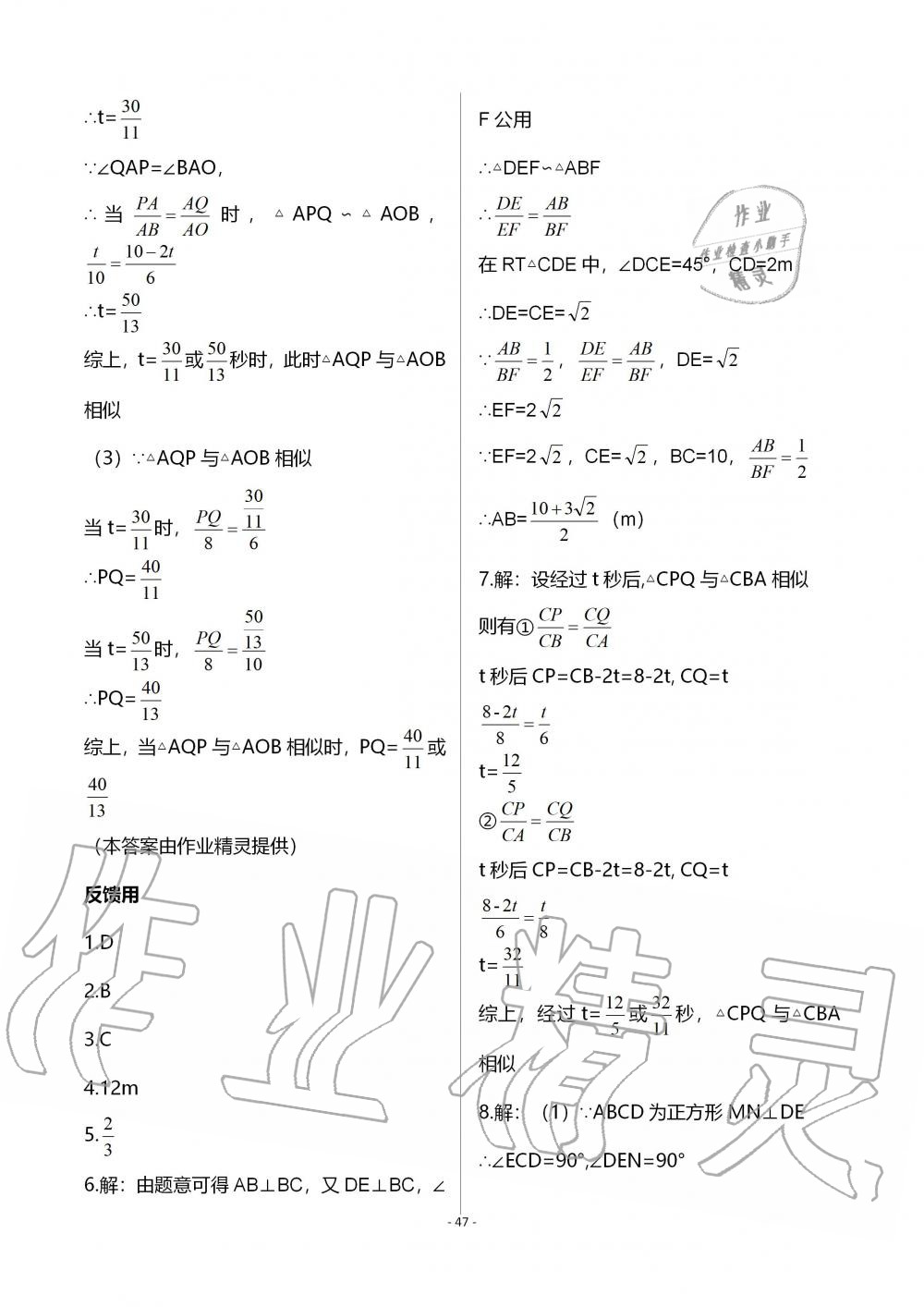 2019年育才金典九年級數學全一冊北師大版 第47頁