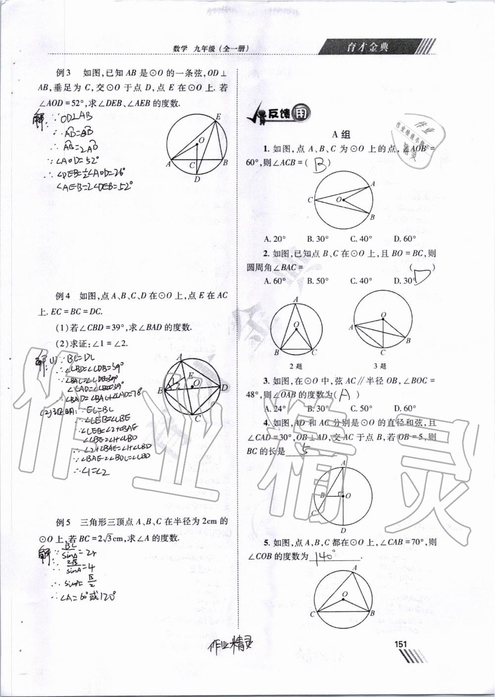 2019年育才金典九年級數(shù)學(xué)全一冊北師大版 第144頁