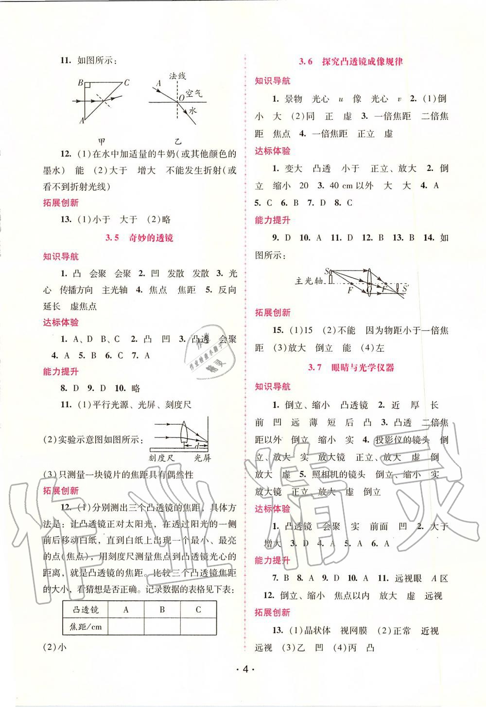 2019年自主與互動學(xué)習(xí)新課程學(xué)習(xí)輔導(dǎo)八年級物理上冊粵教滬科版 第4頁