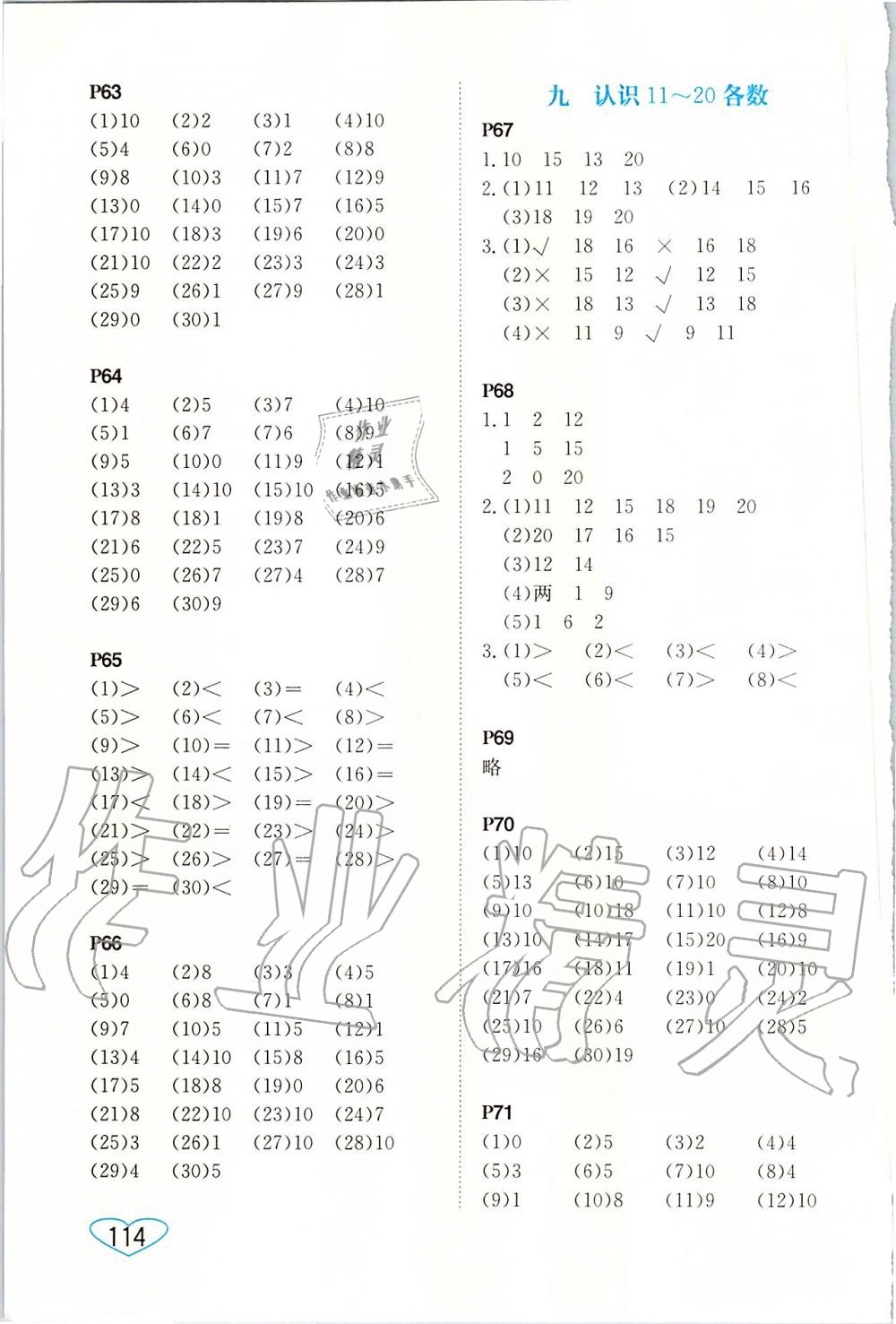 2019年小學(xué)數(shù)學(xué)口算心算速算一年級(jí)上冊(cè)蘇教版 第8頁(yè)