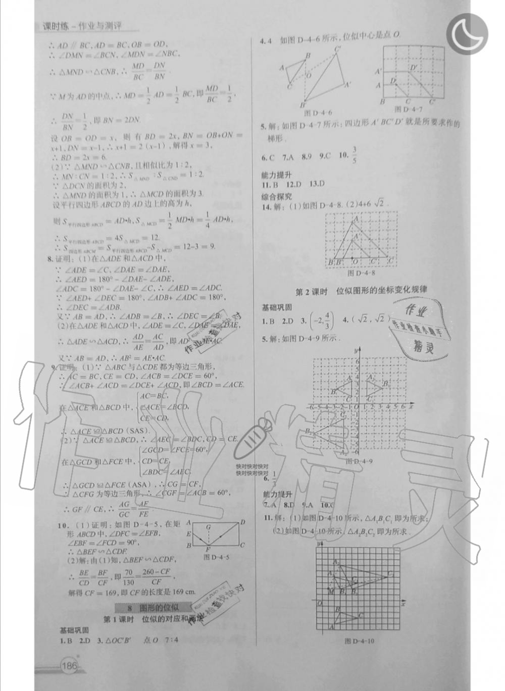 2019年课时练作业与测评九年级数学全一册北师大版 第14页