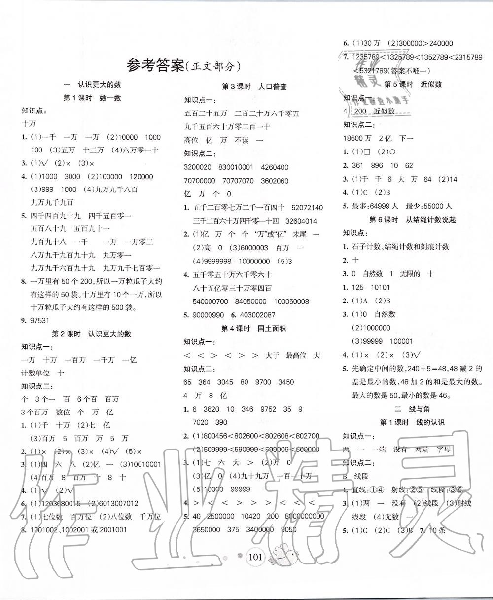 2019年整合集訓(xùn)天天練四年級數(shù)學(xué)上冊北師大版 第1頁