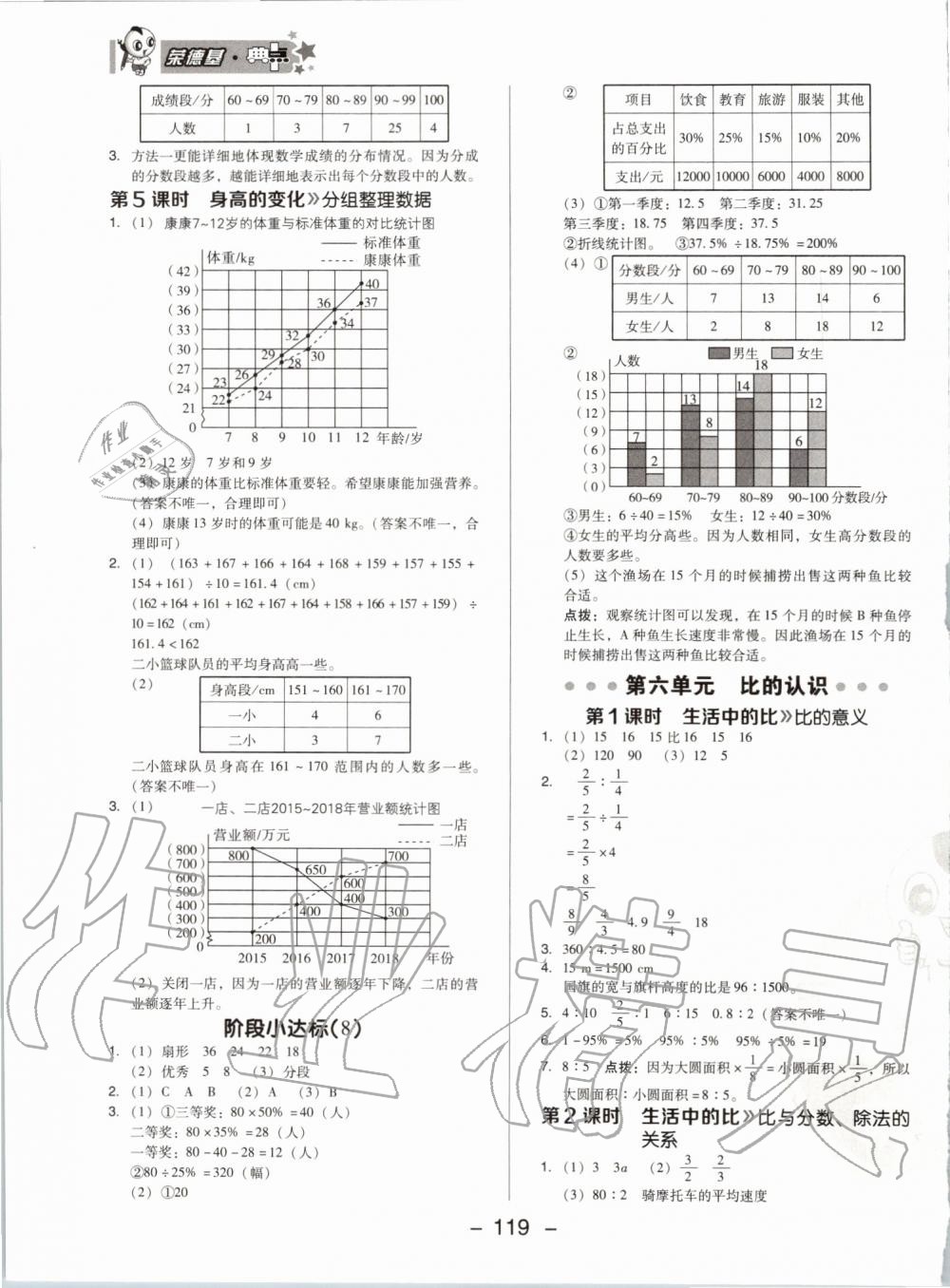 2019年綜合應(yīng)用創(chuàng)新題典中點六年級數(shù)學(xué)上冊北師大版陜西人民教育出版社 第11頁