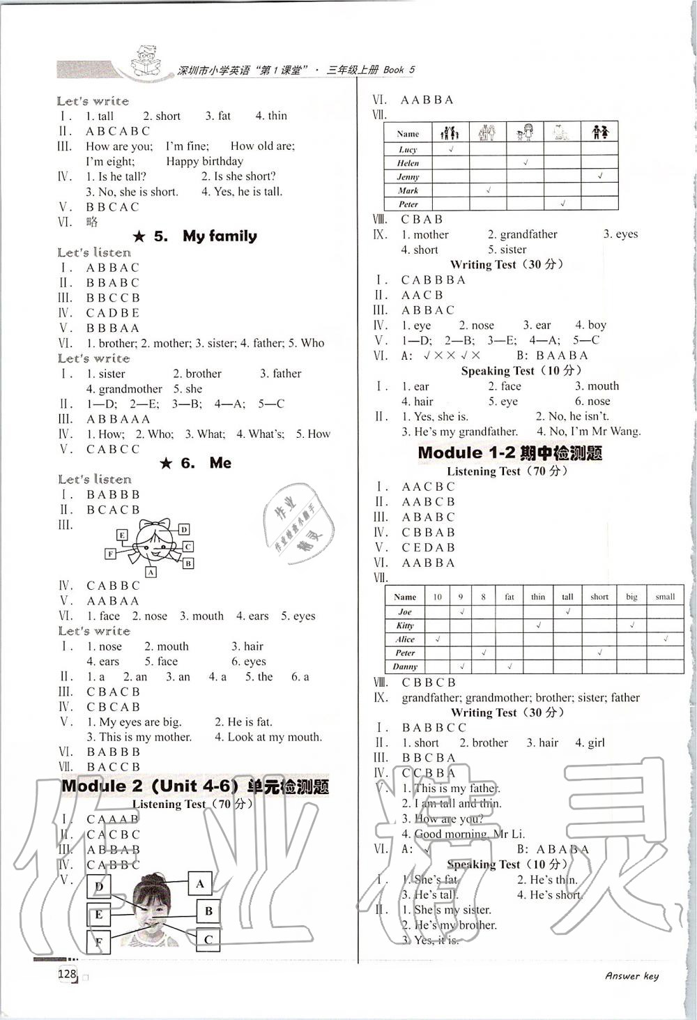 2019年深圳市小學(xué)英語第1課堂三年級上冊滬教版 第2頁