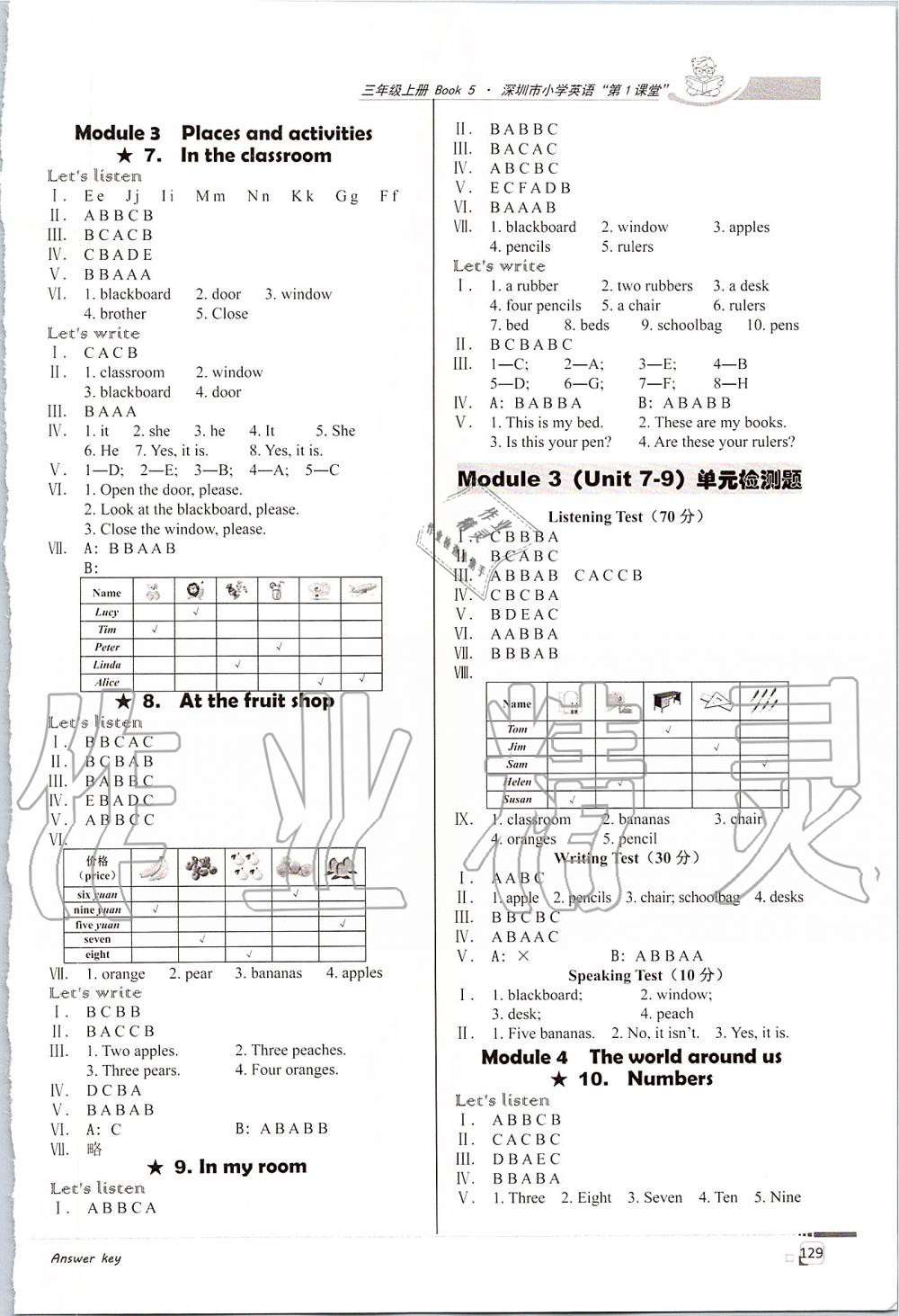 2019年深圳市小學(xué)英語(yǔ)第1課堂三年級(jí)上冊(cè)滬教版 第3頁(yè)