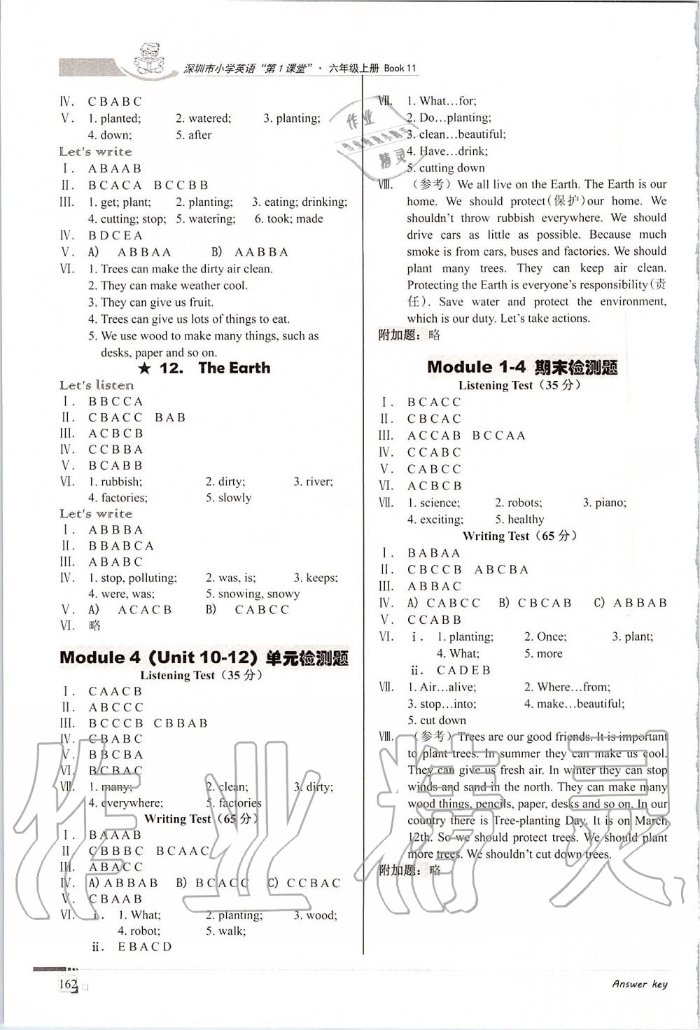 2019年深圳市小學第1課堂六年級英語上冊滬教版 第5頁