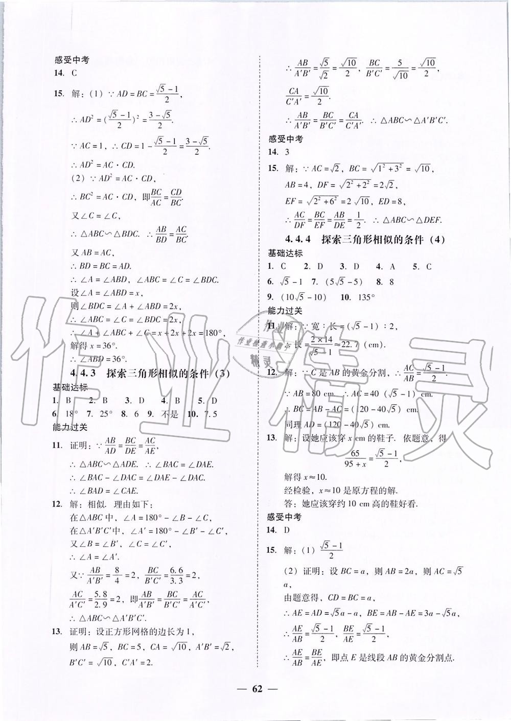 2019年百分導(dǎo)學(xué)九年級(jí)數(shù)學(xué)全一冊(cè)北師大版 第14頁