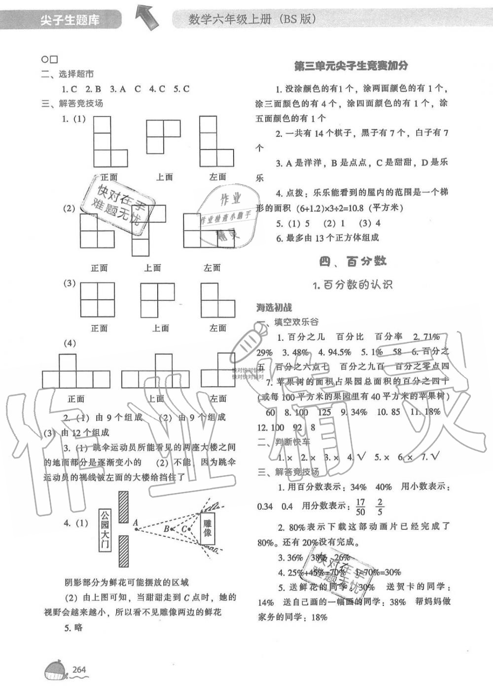 2019年尖子生题库六年级数学上册北师大版 第10页